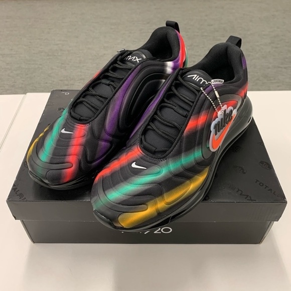 NEW Nike Air Max 720 ‘Neon Streaks’ Men’s Sneakers - Picture 4 of 7